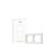 AQARA Switch Frame H2 EU (2-gang) (FE-X01D) dvojitý rámeček pro vypínače AQARA H2 bílá
