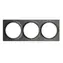 FIBARO Walli Triple Cover Plate FG-Wx-PP-0004-8 / trojrámeček pro vypínače Walli šedá