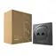 FIBARO Walli N Ethernet Outlet FGWEEU-021-8 / Ethernetová zásuvka RJ45 šedá