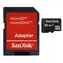 SanDisk microSDHC 32GB + adaptér / Class 4 / vhodné pro HD
