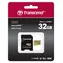 Transcend 500S Micro SDHC 32GB + adaptér / UHS-I / U3 / V30 / R: 95MBs / W: 60MBs