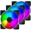 Fractal Design 140mm Prisma AL-14 ARGB 3-pack černá / Univerzální ventilátor / 19.4 dB @ 1000 RPM