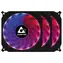 CHIEFTEC CF-3012-RGB sada 3x 120mm RGB větrák s příslušenstvím / 120 x 120 x 25mm / 1200 RPM / 16 dB / RGB / 6 PIN