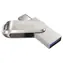 SanDisk Ultra Dual Drive Luxe 256 GB stříbrná / Flash Disk / USB-A 3.1 & USB-C 3.1 / čtení: 150 MBs
