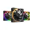 be quiet! Light Wings 140 High-speed Triple pack černá / 140mm / ARGB / Rifle Bearing / 31dB @ 2200RPM / 71.7CFM / 4-pin