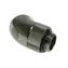 BitsPower otočný úhlový adaptér 45° G1/4" (M) > G1/4" (F) lesklá černá