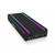 Icy Box IB-1824ML-C31 černá / Externí box pro 1x NVMe s LED proužky/ USB 3.1 Type C & A