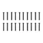EKWB EK-Loop Phillips Head Screw Set M4x30mm - Black (20pcs)