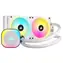 Corsair iCUE LINK H100i RGB bílá / 2x 120mm / 37 dB / 480-2400RPM / 63.1CFM / Intel + AMD