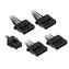 Kolink KL-CBR-PAT Napájecí kabel / 4x Molex / 1x 6 pin pro připoejní ke zdroji