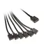 Kolink Rozbočovací kabel ARGB 1-6 - 30cm černá