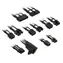 Kolink Prodlužovací sada opletených kabelů Core Pro Braided Cable Extension Kit 12V-2x6 Typ 2 černo-bílá