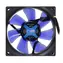 Noiseblocker BlackSilent Fan X1 modrá / 80mm / 10 dB @ 1300 RPM / 15.3 CFM / 3-pin