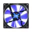 Noiseblocker BlackSilent Fan XE1 modrá / 92mm / 17 dB @ 1500 RPM / 29.42 CFM / 3-pin