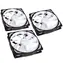 Noiseblocker NB-eLoop Fan B14-PS bílá 3ks / 140mm / 24.28 dB @ 1200 RPM / 83.93 CFM / 4-Pin PWM