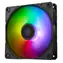 SilverStone Shark Force RGB černá / 120mm / Fluid Dynamic Bearing / 41.2 dB @ 2500 RPM / 100 CFM / 4-Pin PWM