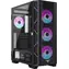 PREYON Nest Meshy+ ARGB černá / ATX / USB-A 3.0 / 2x USB-A 2.0 / 4x 120mm / bez zdroje / průhledná bočnice
