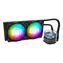 InWin NR24 ARGB AiO černá / 2x 120mm / 1800 RPM / 82.96 CFM / 25 dB / 3-Pin + 4-Pin / AMD + Intel