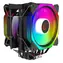 Rampage Octagon C60 černá / 2x 120mm / TDP 180W / 29 dB @ 1800 RPM / 57 CFM / Intel + AMD