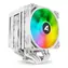 Sharkoon A60 RGB bílá / 2x 120mm / 260W TDP / 1800 RPM @30 dB / RGB / AMD + Intel
