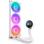 NZXT Kraken Elite 420 RGB bílá / 3x 140mm / Fluid Dynamic Bearing / 34.5 dB @ 2000 RPM / 98.61 CFM / AMD + Intel