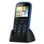 CPA Halo 21 Senior s nabíjecím stojánkem modrá / 2.4" / 220 x 176 / 0.3 Mpx / SOS / svítilna / rádio / MicroSD / BT