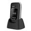 CPA Halo 25 Senior s nabíjecím stojánkem černá / 2.4" / 240 x 320 / 0.3 Mpx / SOS / svítilna / rádio / MicroSD / BT