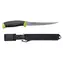 Morakniv Fishing Comfort Fillet 155 (S) zeleno-černá / rybářský nůž / nerezová ocel / čepel 15.5 cm / plastové pouzdro