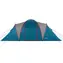 NILS Camp NC6031 Highland modrý/šedý / Rodinný stan / pro 6 osob / 180+210+180 x 210 x 200 cm / vodní sloupec: 4000mm