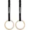ZIPRO Wooden Ring Gymnastické kruhy 23cm 4.6m / max 200 kg