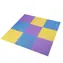 One Fitness MP10 Ochranná puzzle podložka žlutá-modrá-fialová