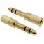 DeLock adaptér stereo jack 6.35 mm samec na stereo jack 3.5 mm samice
