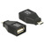 DeLock adaptér USB micro-B samec na USB 2.0-A samice / OTG / celý v pouzdru