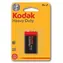KODAK HEAVY DUTY zinco-chloridové baterie 9V / 1ks / blister