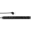 LogiLink PDU8C02 černá / Vícenásobná zásuvka pro server / 8x Zásuvka typ F / 2x USB-A / 2m / až 3500W