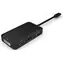 MicroConnect Video-Dock USB-C / DP / HDMI / DVI / VGA / 1 displej / černá