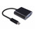 MicroConnect adaptér USB3.1 C (M) - VGA (F) / 20cm / černá