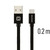 SWISSTEN TEXTILE datový kabel USB - USB-C 0.2m černá
