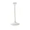 NEDIS LTLG3M1WT4 - Stmívatelná LED Stolní Lampa Bílá / Dotykové ovládání / 3 režimy svícení / Nabíjecí baterie / 280 lm