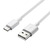 PremiumCord propojovací USB 2.0 kabel s konektory USB-C - USB-A bílý 2m