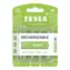 Tesla RECHARGEABLE+ nabíjecí tužková baterie AA Ni-MH 2450mAh 4ks / HR06 / blister