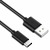PremiumCord propojovací USB 2.0 kabel s konektory USB-C - USB-A černý 50cm