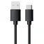 RealPower USB kabel USB 2.0 USB-A samec -USB-C samec 60 cm černá