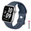 SWISSTEN Silikonový řemínek pro Apple Watch 42/44/45/49mm modrá