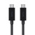 Belkin kabel USB-C na USB-C 3.1 černá / 100W / 2m