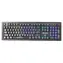 Marvo KG917 (US) černá / mechanická klávesnice / USB / RGB / US layout / Jixian Blue / 1.6m