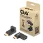 CLUB3D CAC-1528 set adaptér do pravého úhlu USB-C M/F černá 2ks / 4K 120Hz