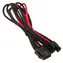 SilverStone kabel 8-pin EPS > 4+4-pin ATX/EPS 30 cm černo-červená