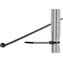 MicroConnect Kabelové stahovací pásky 203 x 2.5 mm černá / 100ks