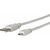 MicroConnect kabel USB2.0 A (M) - microUSB B (M) 5m šedá / 480Mbit/s